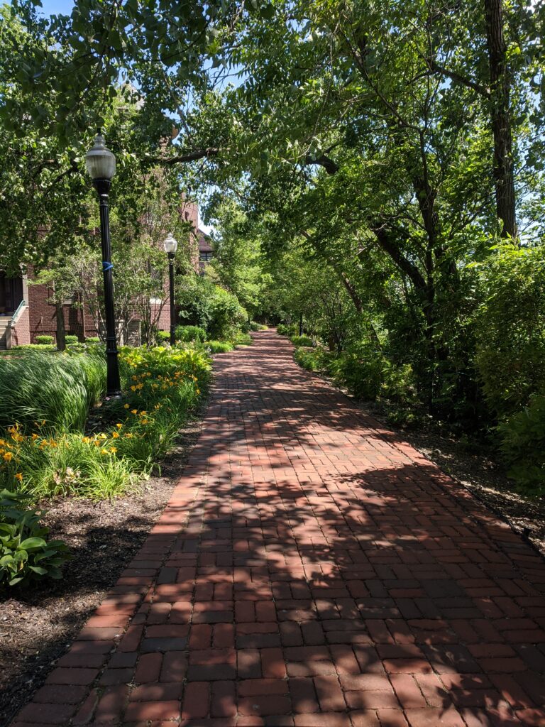 Riverwalk on a spring day Riverwalk on a spring day